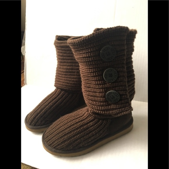 Classic Cardy UGG Knit Boots Australia UGGS 5819 - Picture 14 of 16